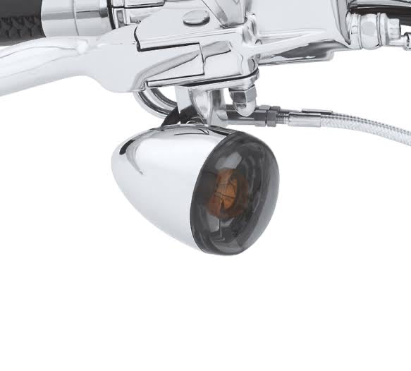 SMOKED LENS TURN SIGNAL KIT WITH GLOBES