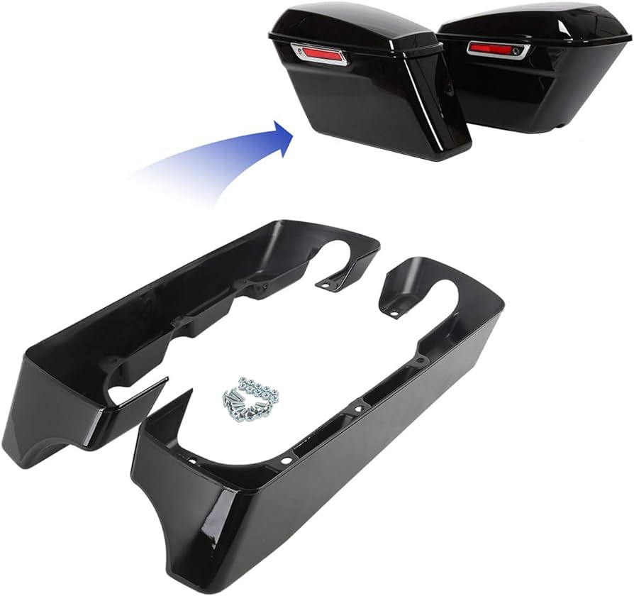 SADDLEBAG EXTENSIONS FOR HARLEY DAVIDSON TOURING HARLEYS 2014-UP