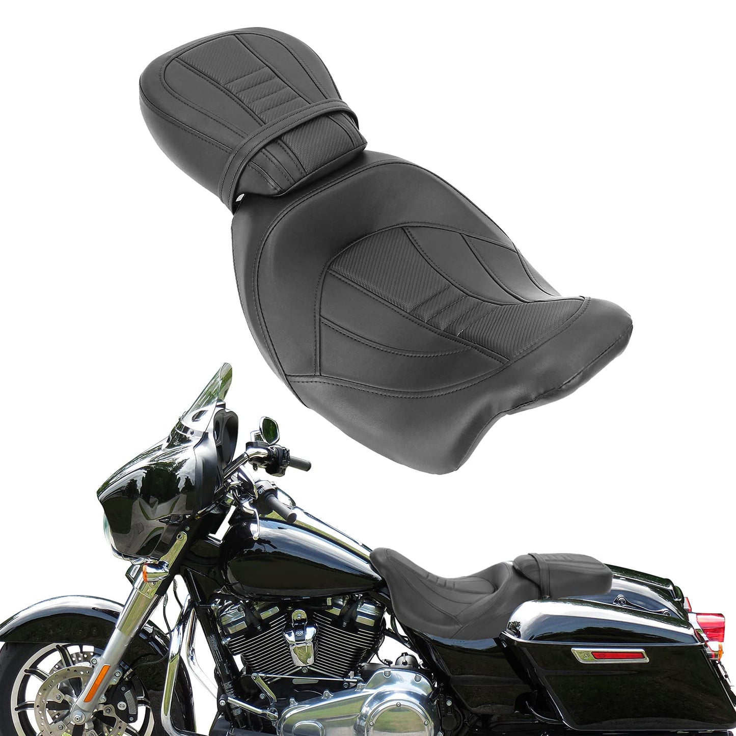 CVO 2 PIECE SEAT FOR HARLEY DAVIDSON TOURERS 2009-2023