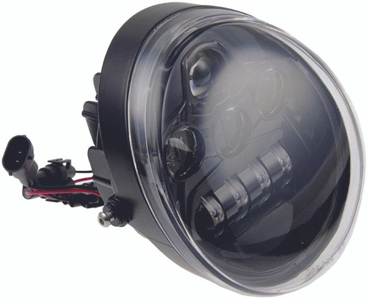 VROD VRSC LED HEADLIGHT BLACK & CHROME