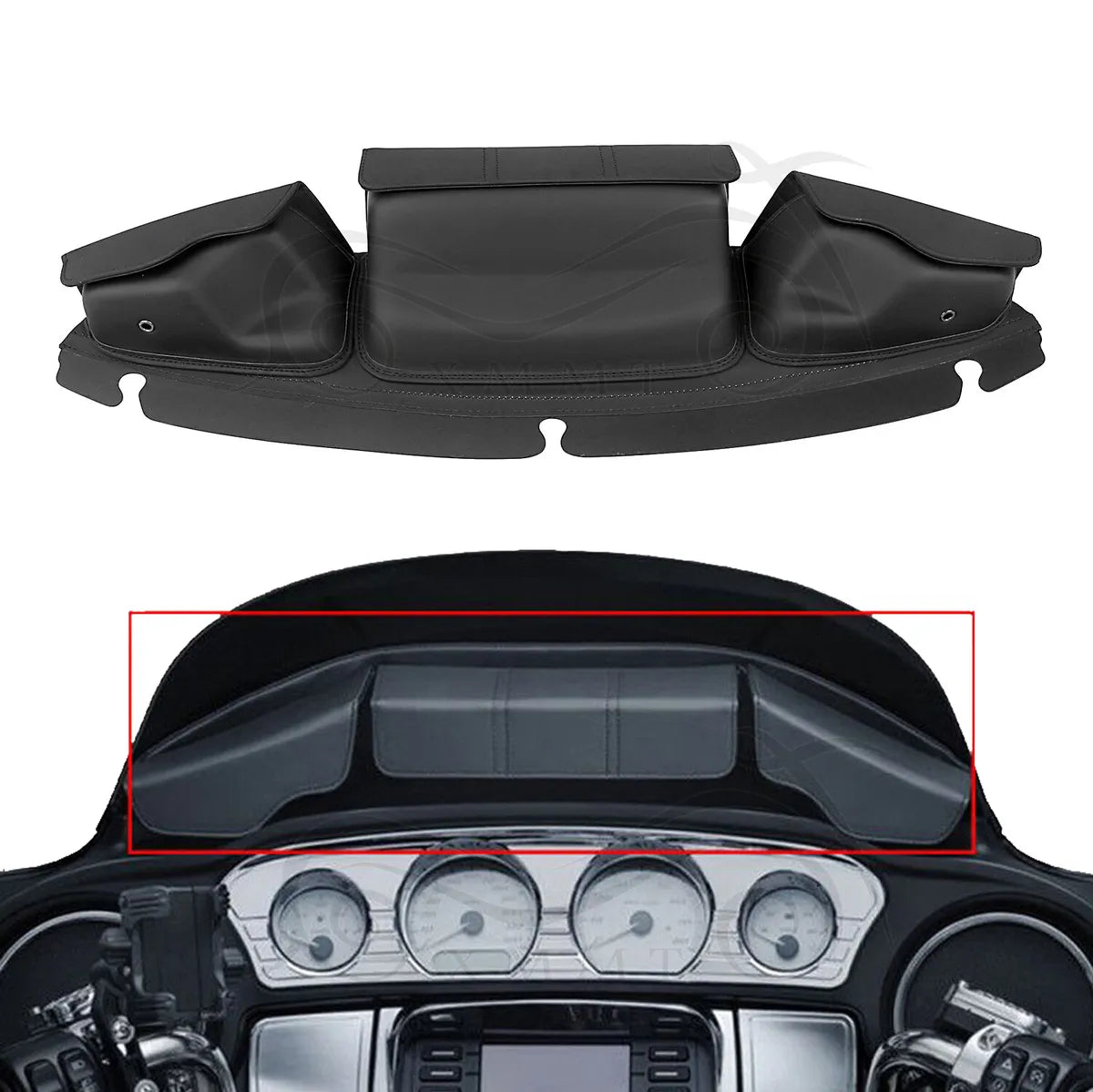 WINDSCREEN POUCH FOR HARLEY DAVIDSONS TOURING MODELS 2014-2023