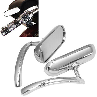 BLACK OR CHROME TABLET STYLE MIRRORS FOR HARLEY DAVIDSON