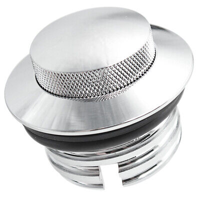 FLUSH MOUNT POP UP FUEL CAP CHROME & BLACK